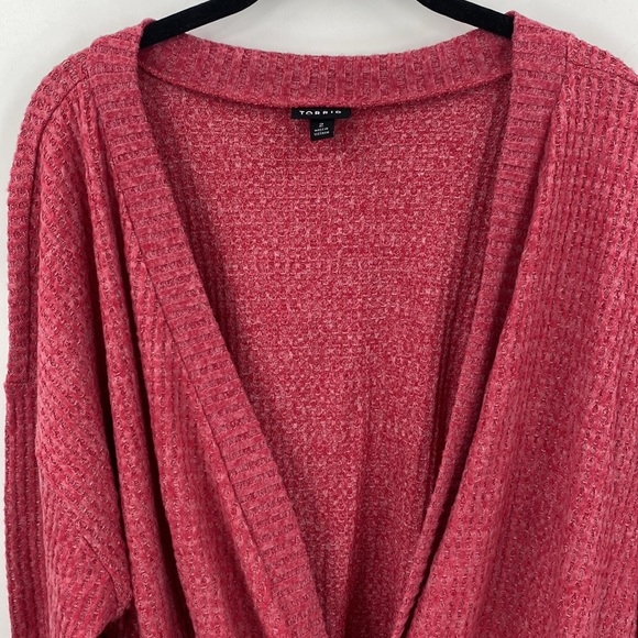 Torrid Brushed Waffle Surplice Drop Shoulder Top Casual Plus Size 2X - Picture 5 of 10